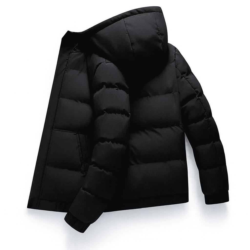 Steppjacke mit Kapuze