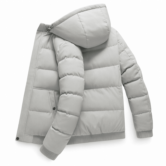 Steppjacke mit Kapuze