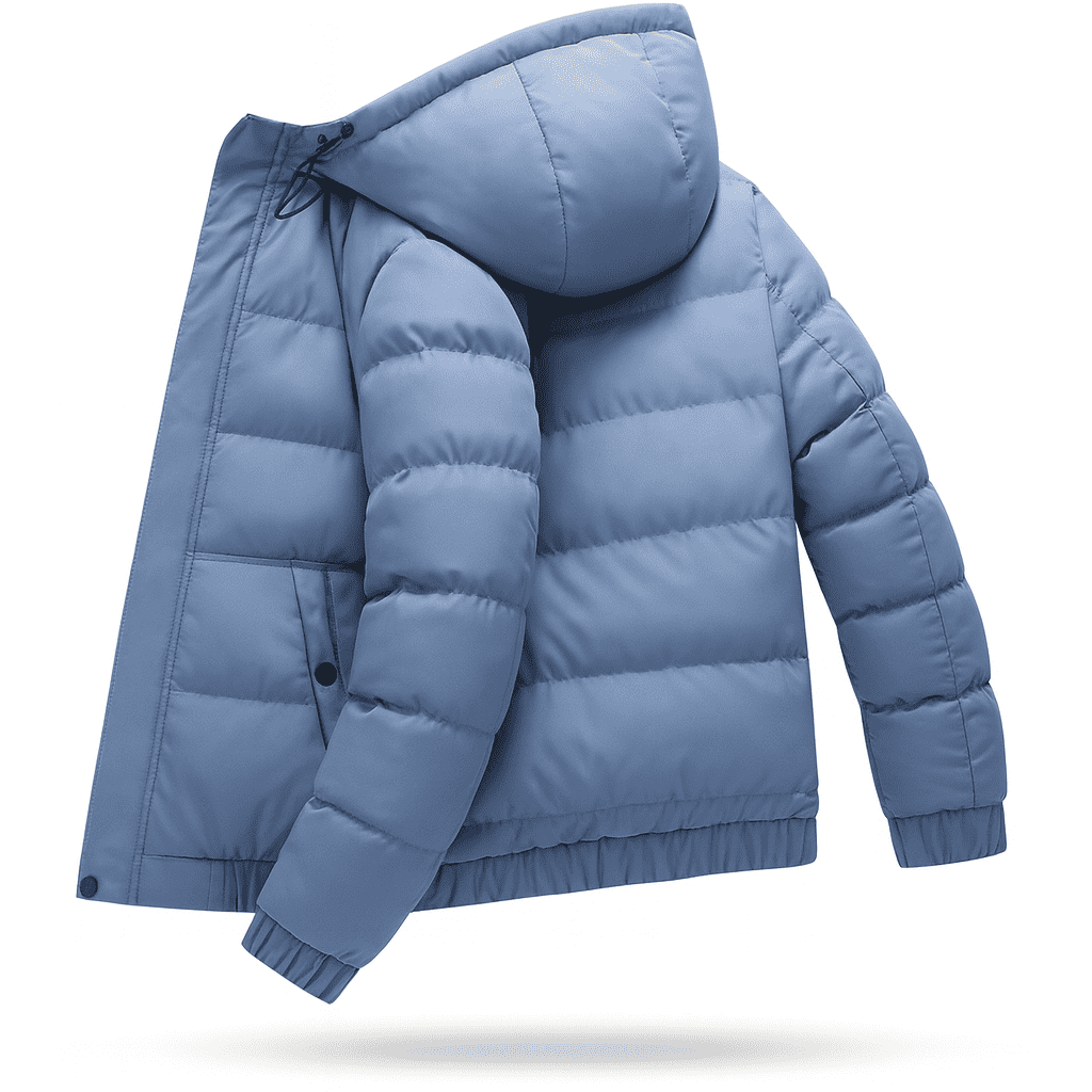 Steppjacke mit Kapuze